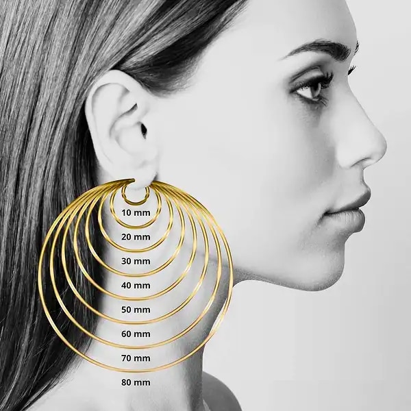 What Size Hoop Earrings Should I Get Size Guide  A Fashion Blog